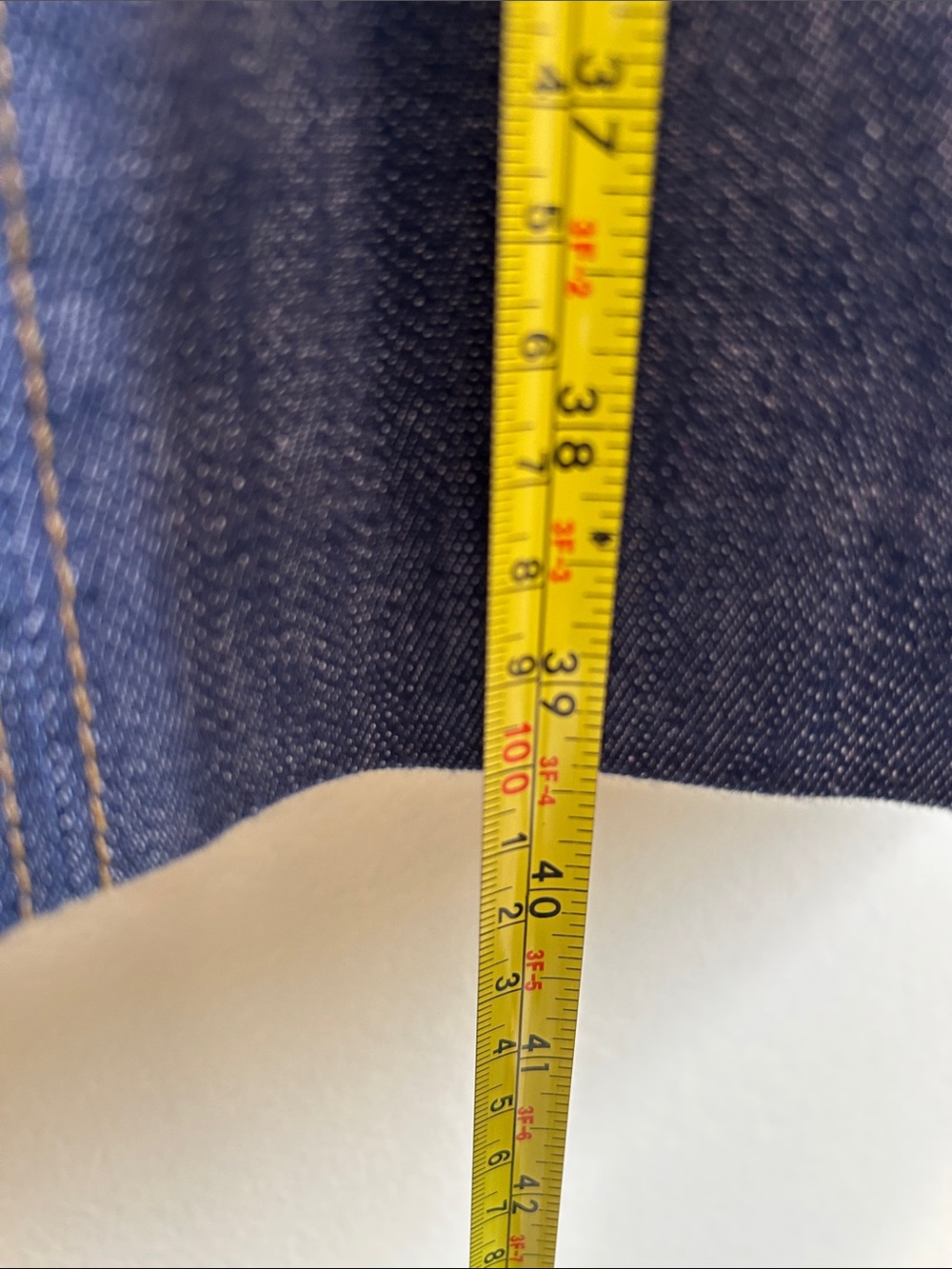 Talbots Sleeveless Denim Midi Sheath Dress/Jumper - Blue - Picture 5 of 5